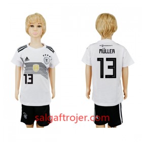 Tyskland Fodboldtrøjer Muller 13 Børn Hjemmebanesæt VM 2018